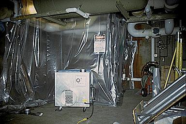 Asbestos abatement equipment
